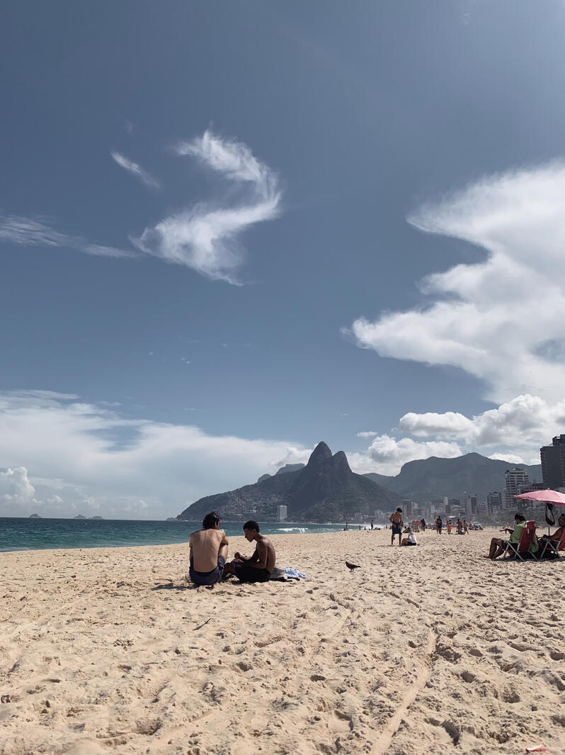 Morro Dois Irmãos, Ipanema’s golden sands, the endless vibe, and the feeling that makes me fall in love with Brazil over and over again.