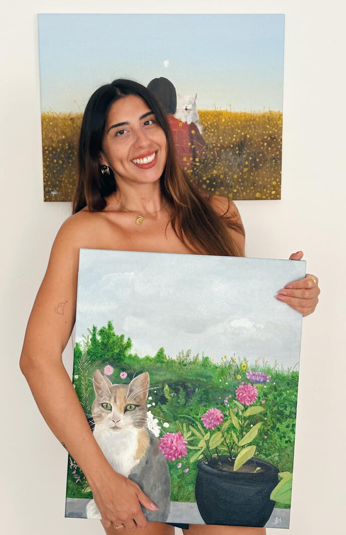 I once believed I wasn’t creative, but painting has shown me otherwise. Through every brushstroke, I’ve discovered a new way to express myself, capturing the beauty of nature and turning dreams into reality, step by step.
